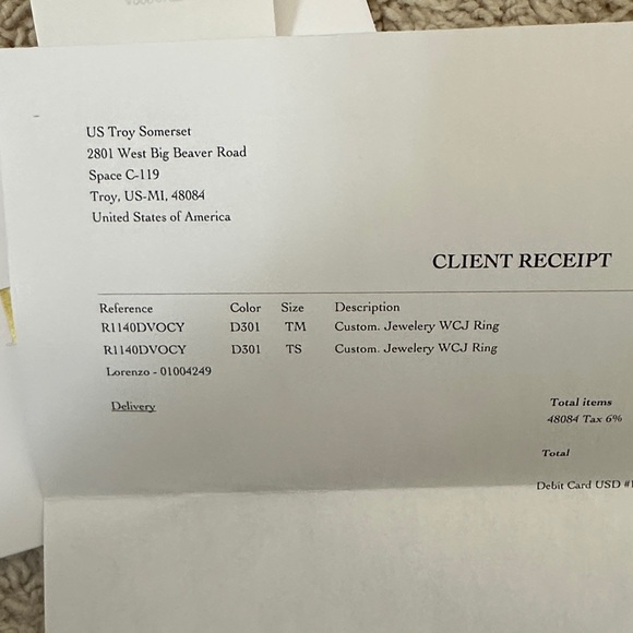 Dior Gold Chain Link Ring - Picture 5 of 6